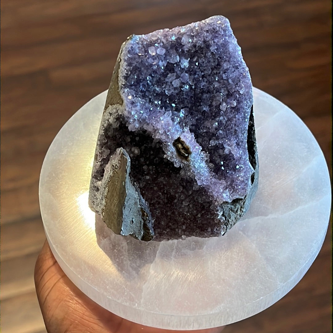 Selenite Charging Plate - Disk - Concordia Style Boutique
