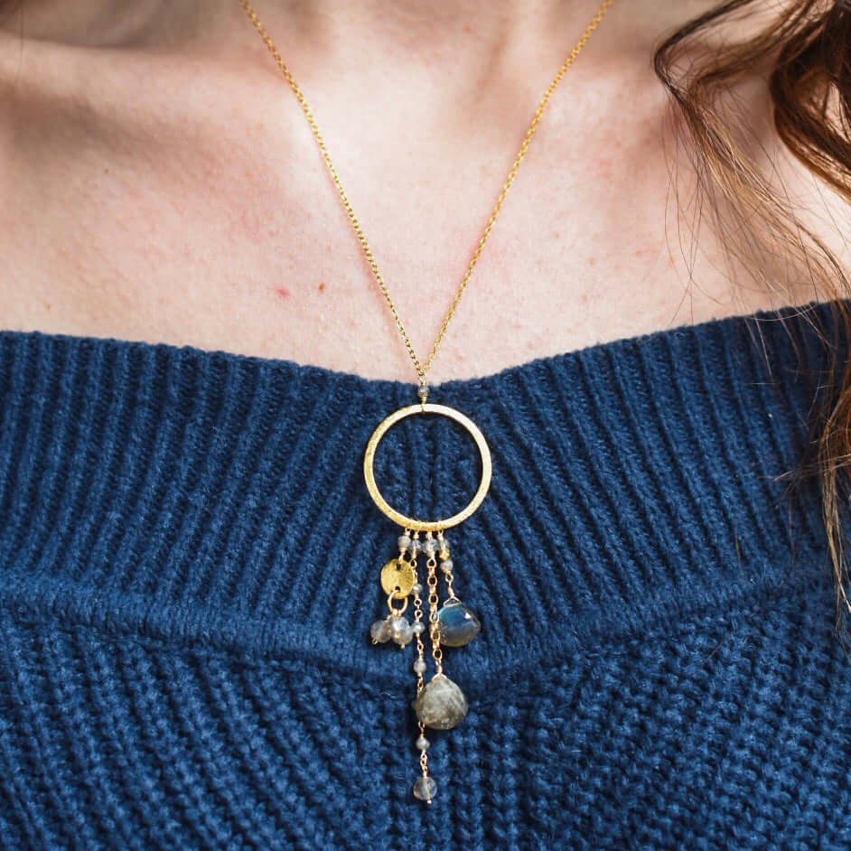 The Ammil Necklace - Labradorite