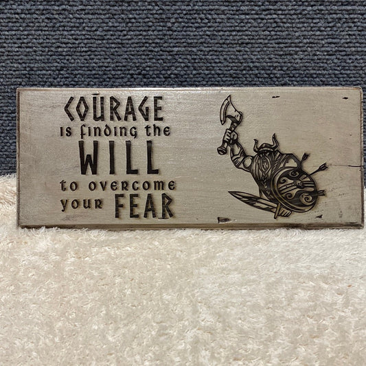 Courage - Will over Fear - Concordia Style Boutique