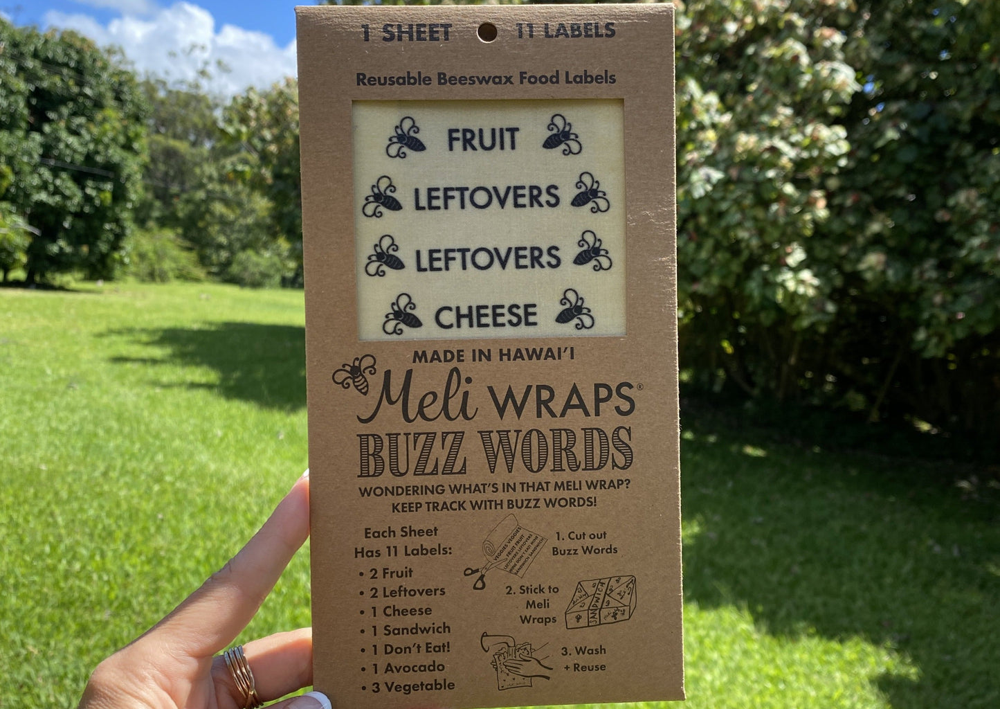 Buzz Words- Beeswax Wrap Food Labels - Concordia Style Boutique