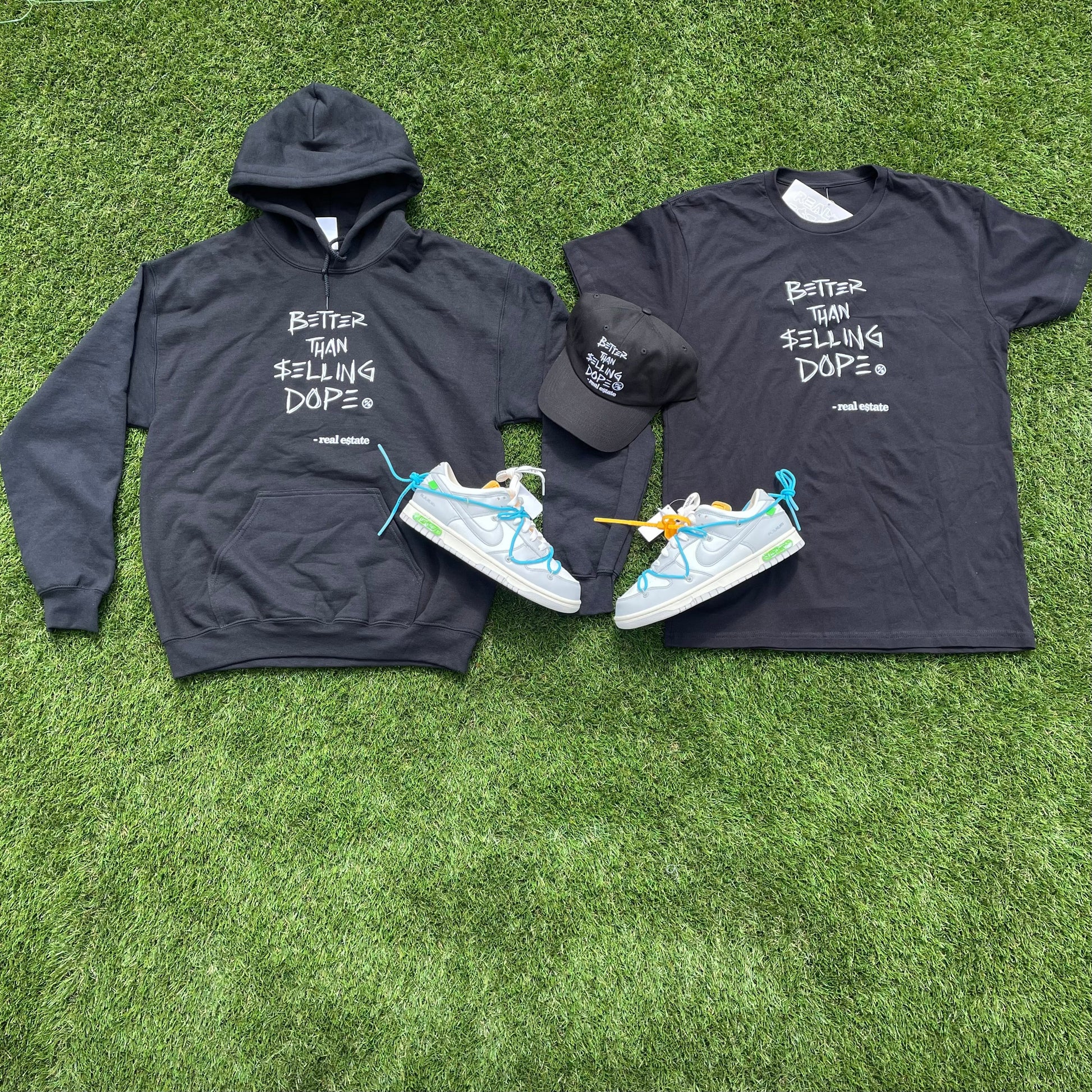 Better Than Selling Dope - Real Estate (Hoodies - BLK) - Concordia Style Boutique