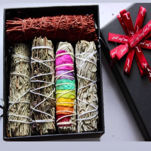 Sage smudge kit for house cleansing | Spiritual gift set - Concordia Style Boutique