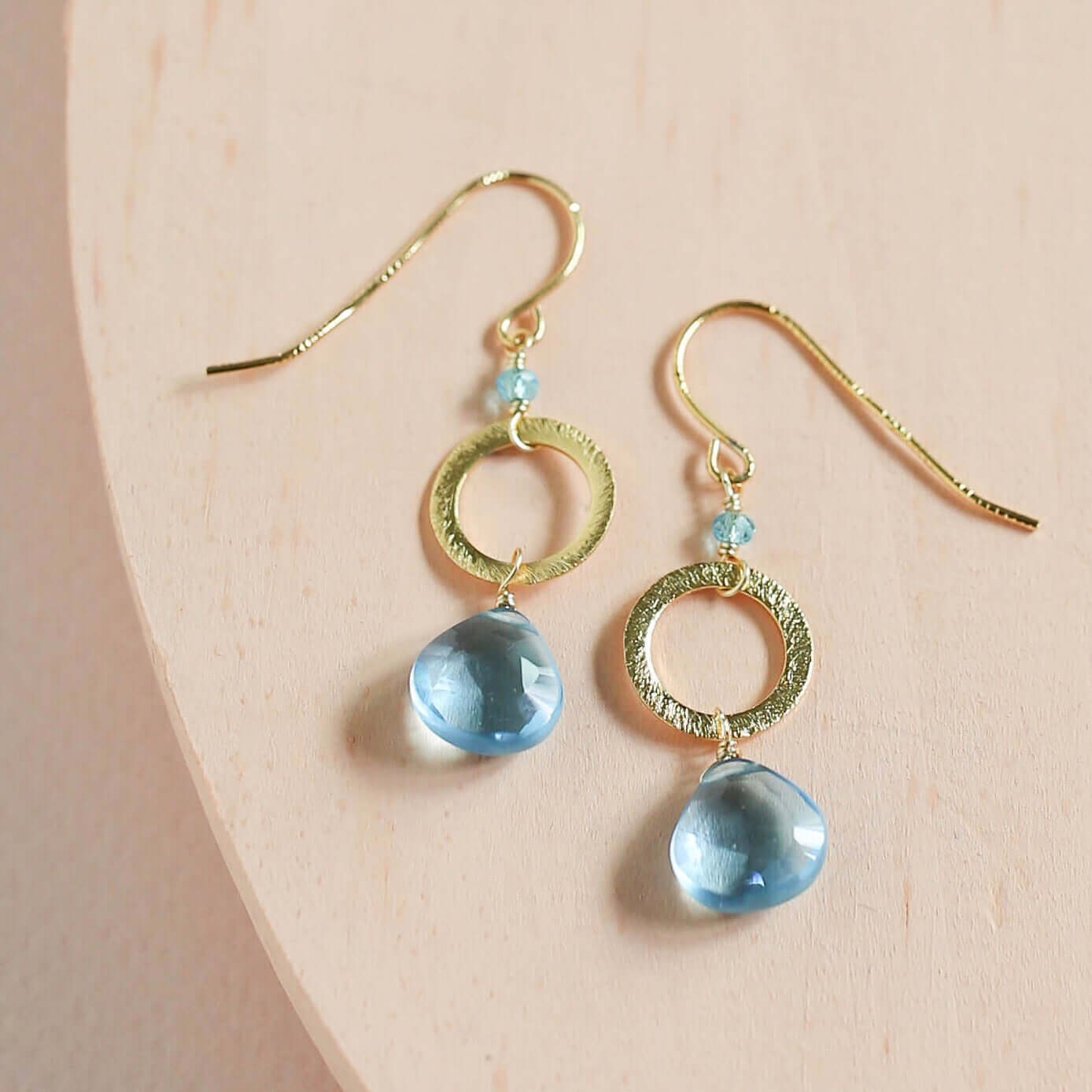 Aquamarine Quartz Airie Earring