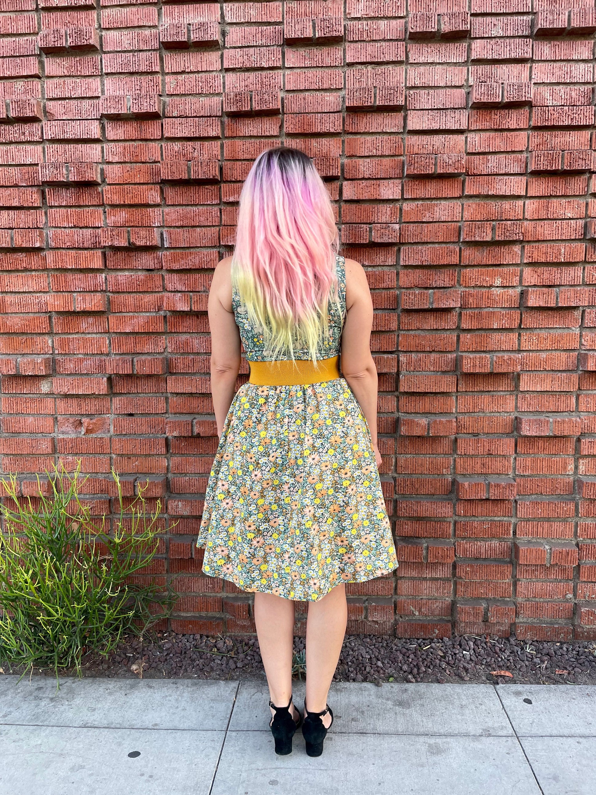 Cats in the Fields Twofer Dress - Concordia Style Boutique