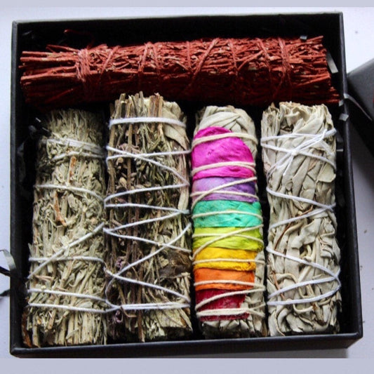 Sage smudge kit for house cleansing | Spiritual gift set - Concordia Style Boutique