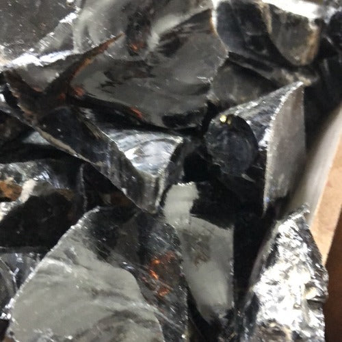 Raw Black Obsidian Healing stones - Concordia Style Boutique