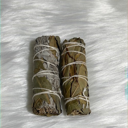 Bay leaves smudge bundles - 4 inches sage smudge stick - Concordia Style Boutique