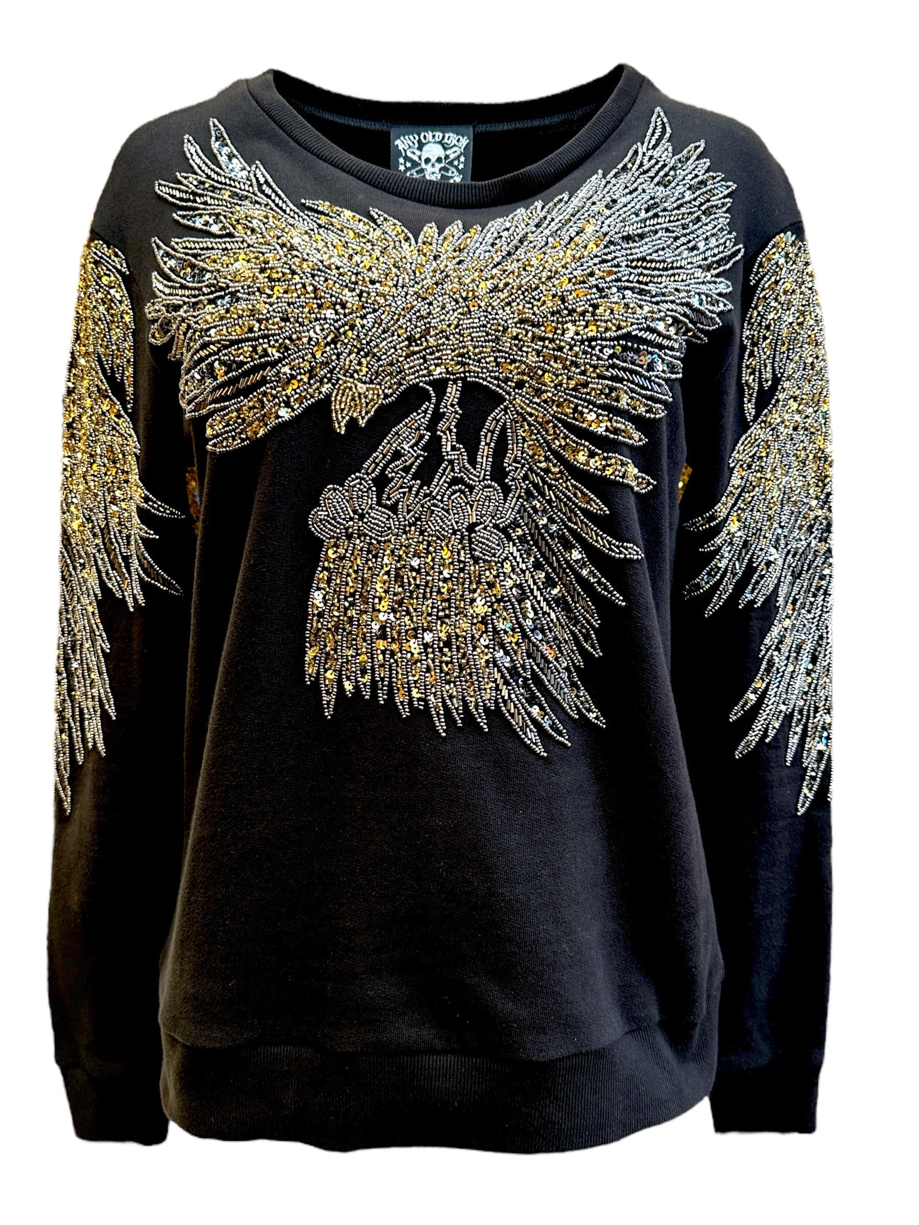 "Any Old  Iron" - Mens Beady Eagle Sweatshirt - Premium Clothing from Any Old Iron - Just $240! Shop now at Concordia Style Boutique