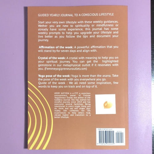 New Year New Me planner - Conscious & Yoga journal - Concordia Style Boutique
