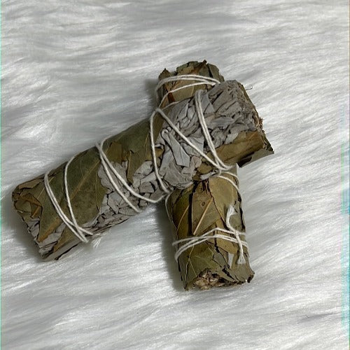 Bay leaves smudge bundles - 4 inches sage smudge stick - Concordia Style Boutique