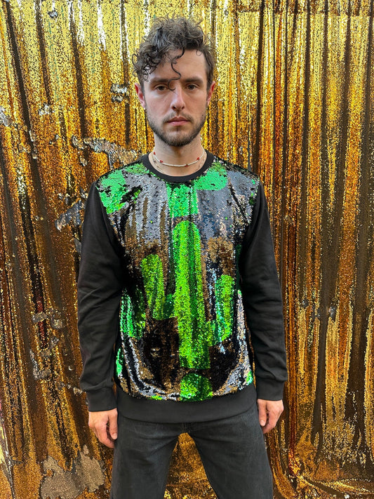 "Any Old  Iron" - Mens Cactus Sweatshirt - Premium Clothing from Any Old Iron - Just $130! Shop now at Concordia Style Boutique