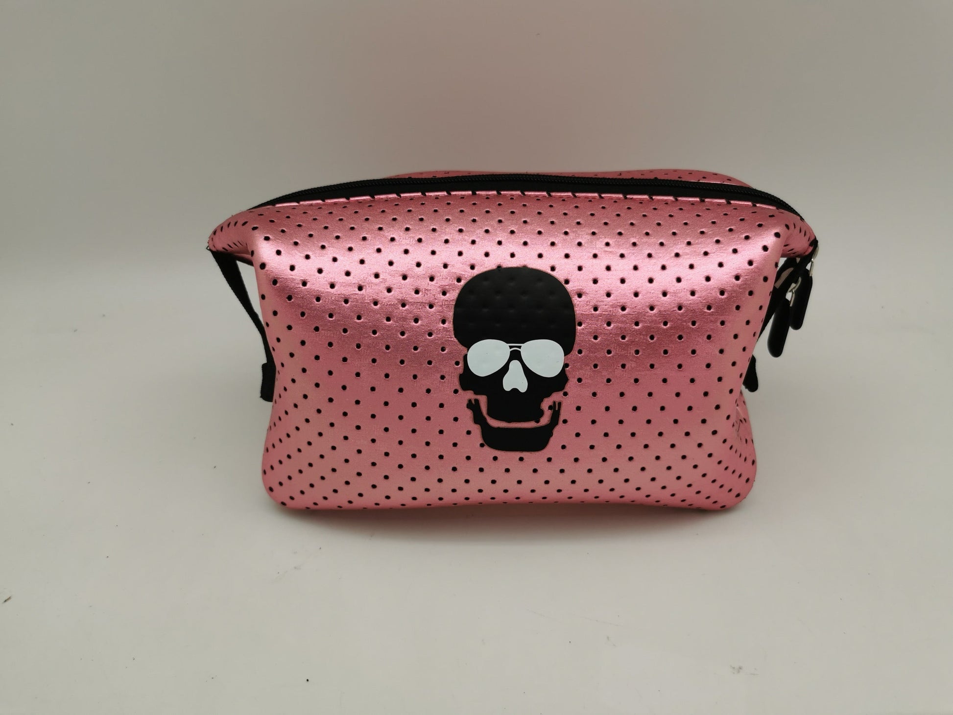 Neoprene Cosmetic Bag - Skull - Concordia Style Boutique