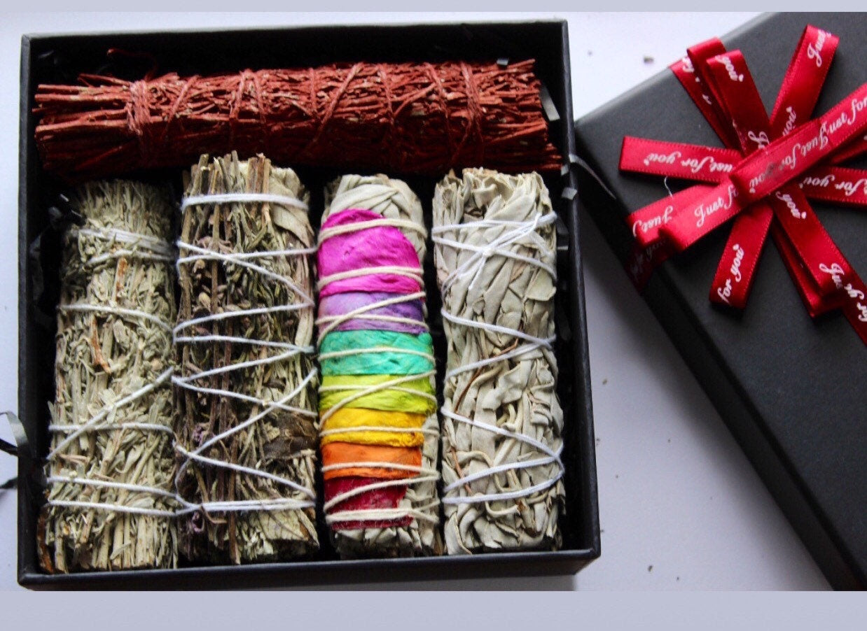 Sage smudge kit for house cleansing | Spiritual gift set - Concordia Style Boutique