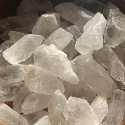 Genuine Clear quartz crystal - Crystal quartz stone - Concordia Style Boutique