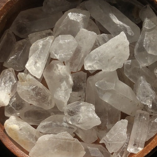 Genuine Clear quartz crystal - Crystal quartz stone - Concordia Style Boutique