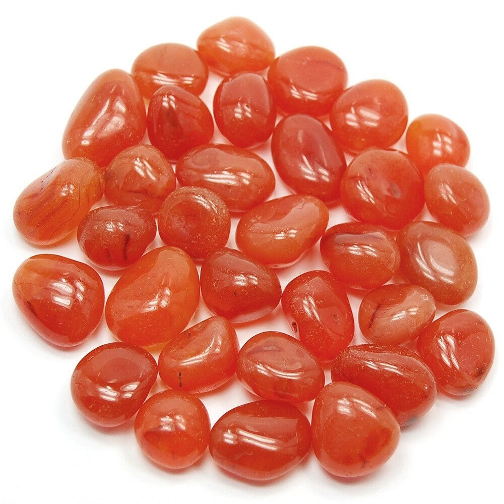 Carnelian tumble stone - Concordia Style Boutique