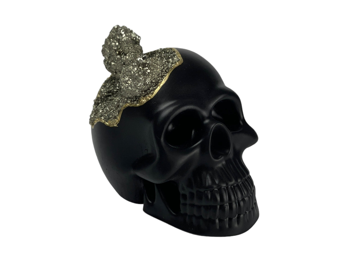 Pyrite Skull Head (black) - Concordia Style Boutique