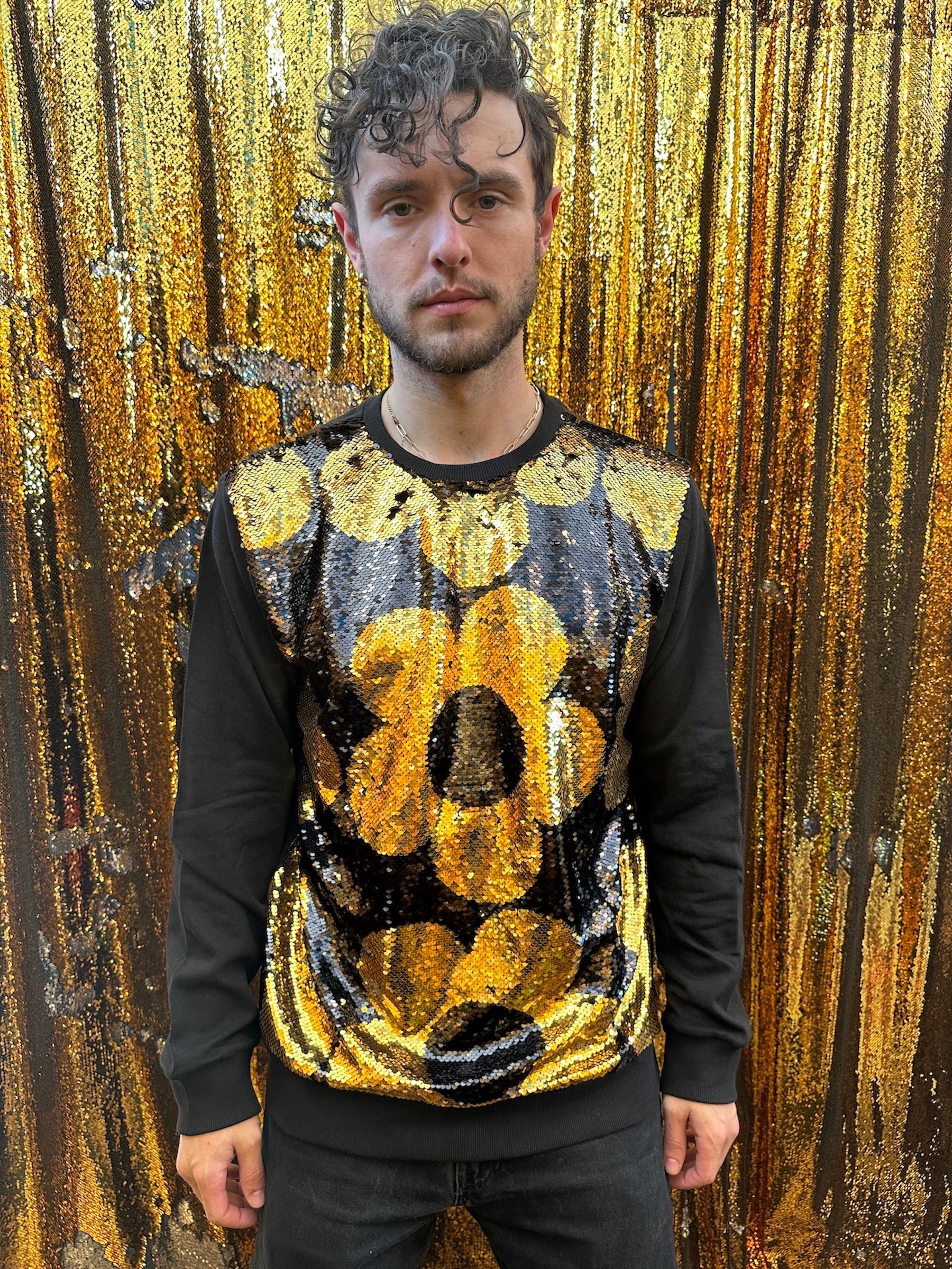 "Any Old  Iron" - Mens Golden Quant Sweatshirt - Premium Clothing from Any Old Iron - Just $120! Shop now at Concordia Style Boutique