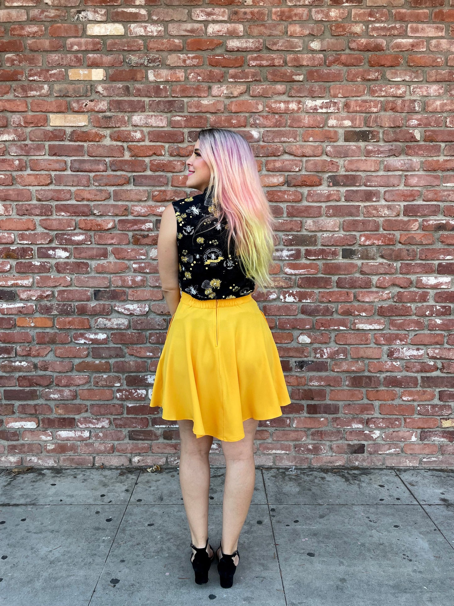 Marigold Skater Skirt - Concordia Style Boutique
