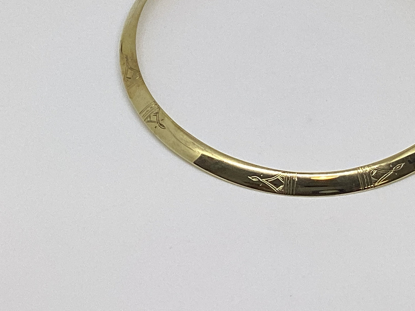 Tuareg hammered choker etched