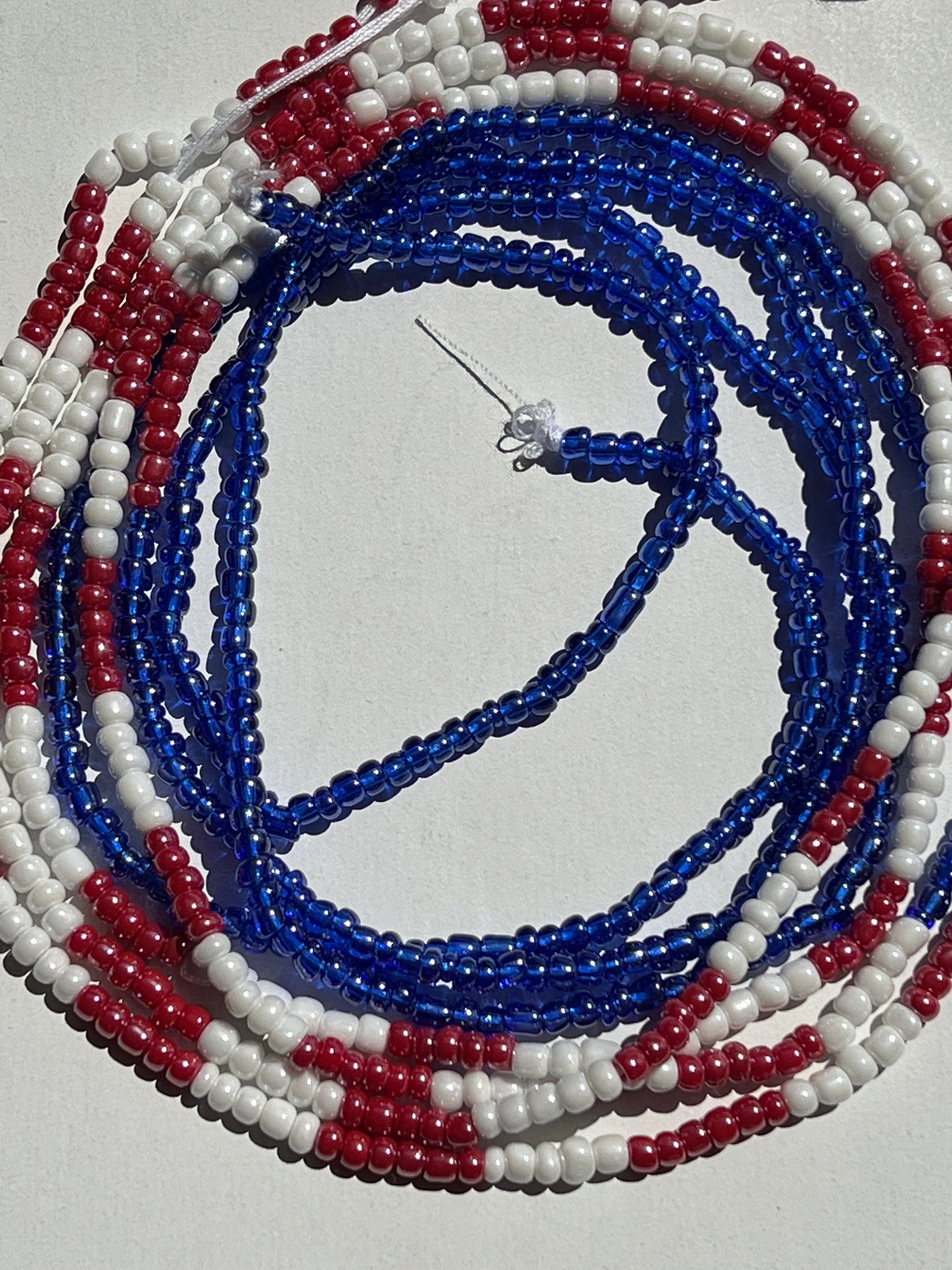 American Flag Waist Beads - Concordia Style Boutique