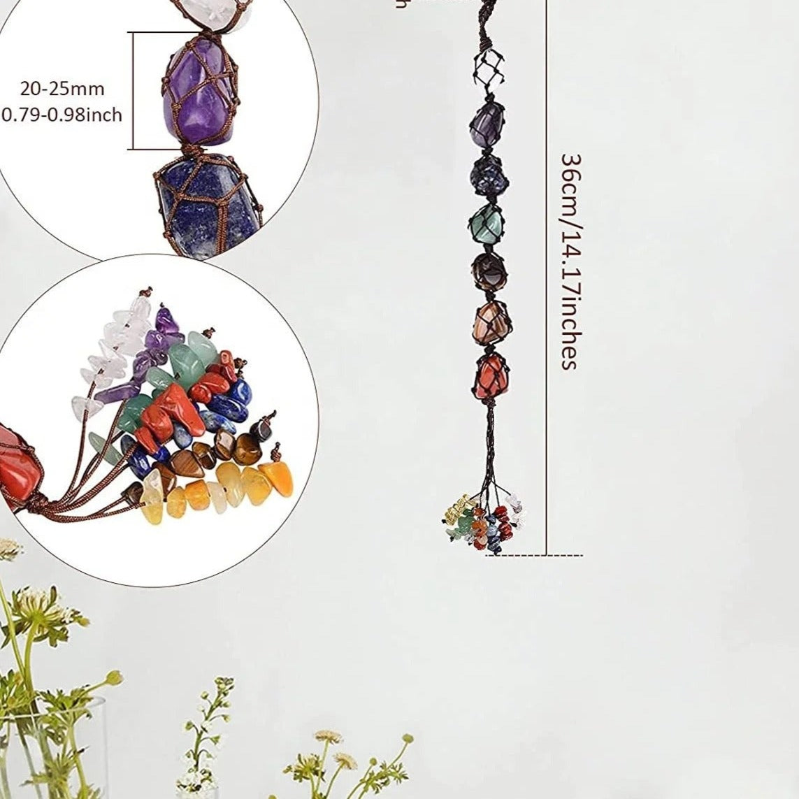 Seven Chakras & Tree of Life Pendant Ornament - Concordia Style Boutique