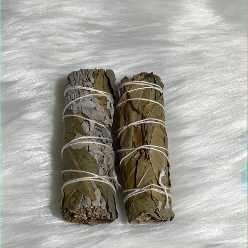 Bay leaves smudge bundles - 4 inches sage smudge stick - Concordia Style Boutique