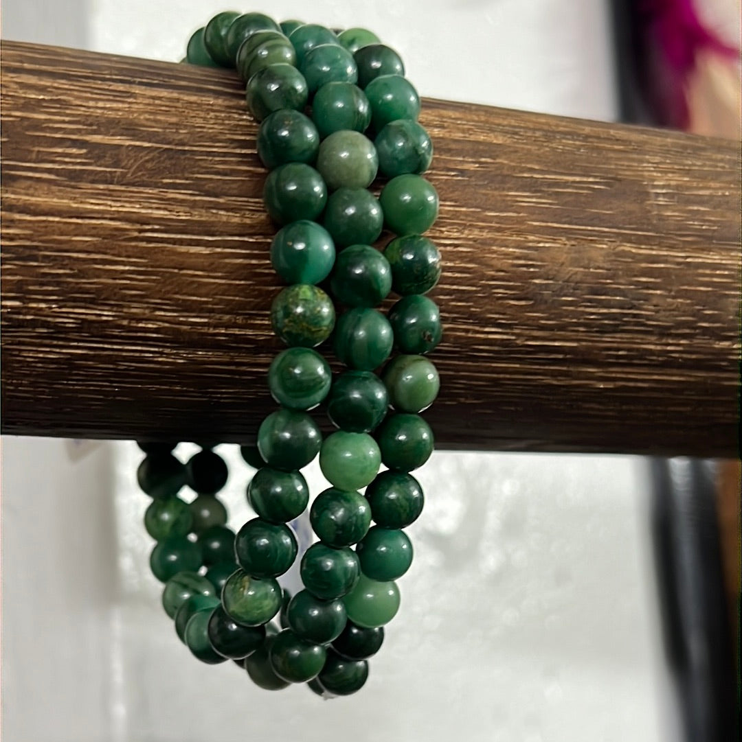 African Jade Gemstone Bracelet - Concordia Style Boutique