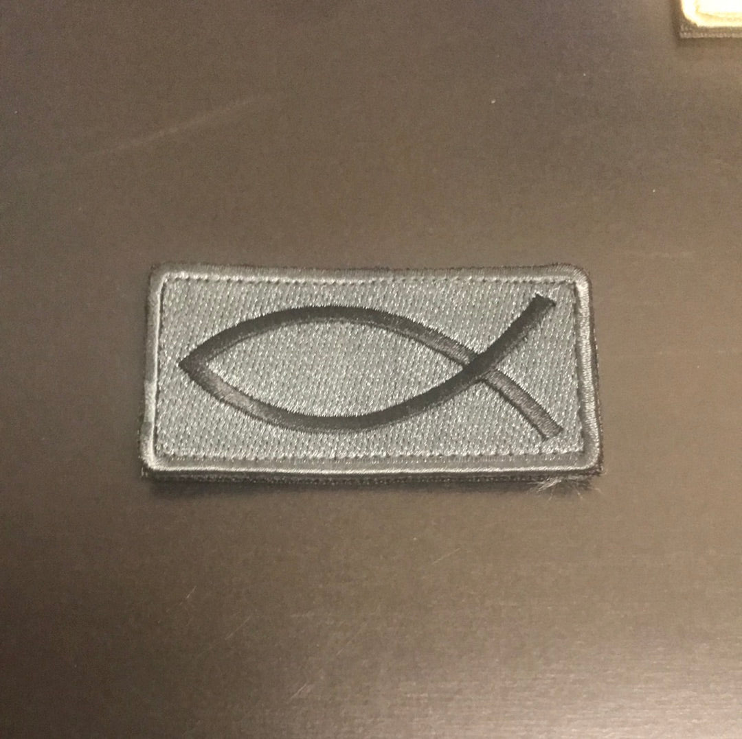 Christian fish Patch - Concordia Style Boutique