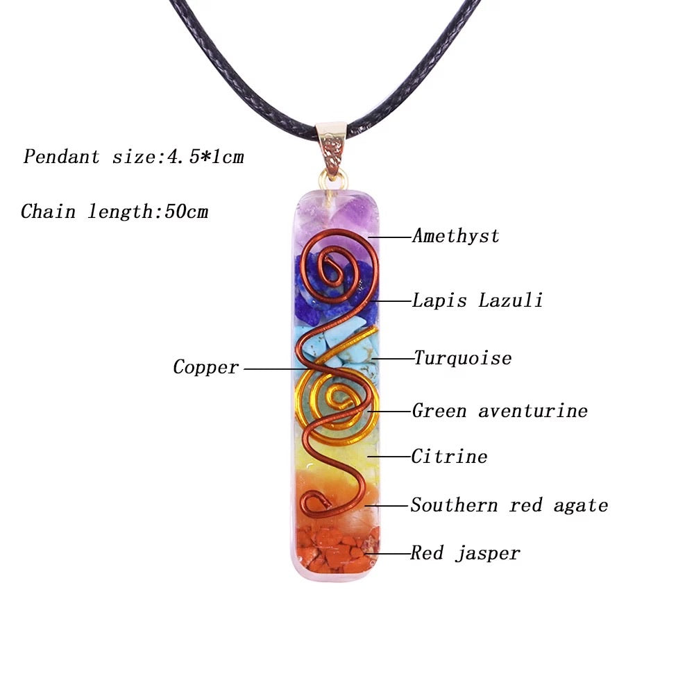 Orgone Chakra balancing necklace | EMF protection - Concordia Style Boutique