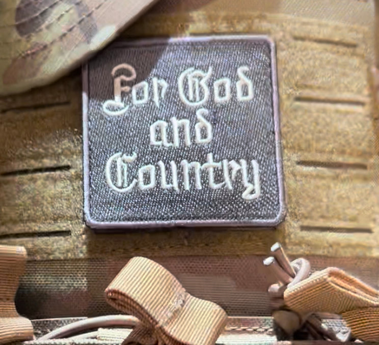 For God and Country Patch - Concordia Style Boutique
