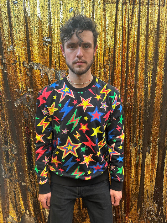 "Any Old  Iron" - Mens Shazam Sweatshirt - Premium Clothing from Any Old Iron - Just $120! Shop now at Concordia Style Boutique