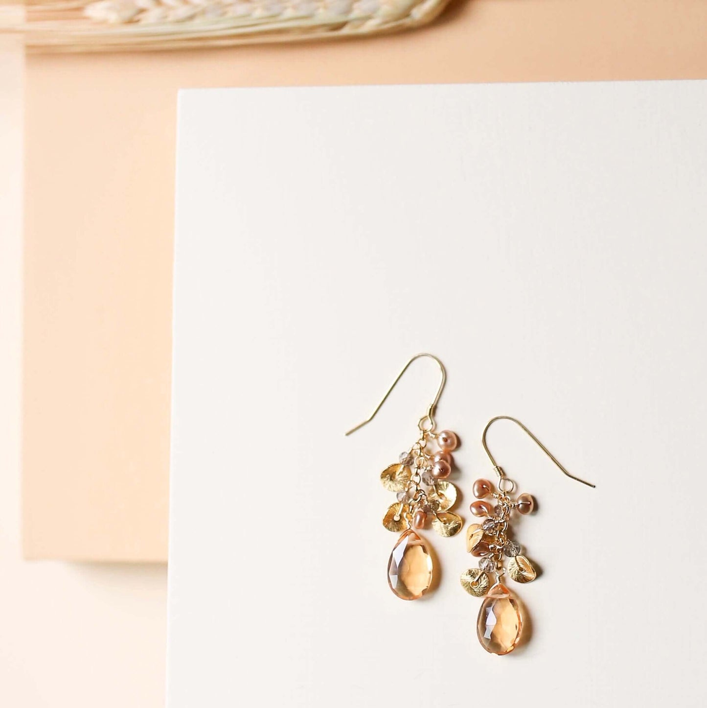 The Aurora Earring - Citrine