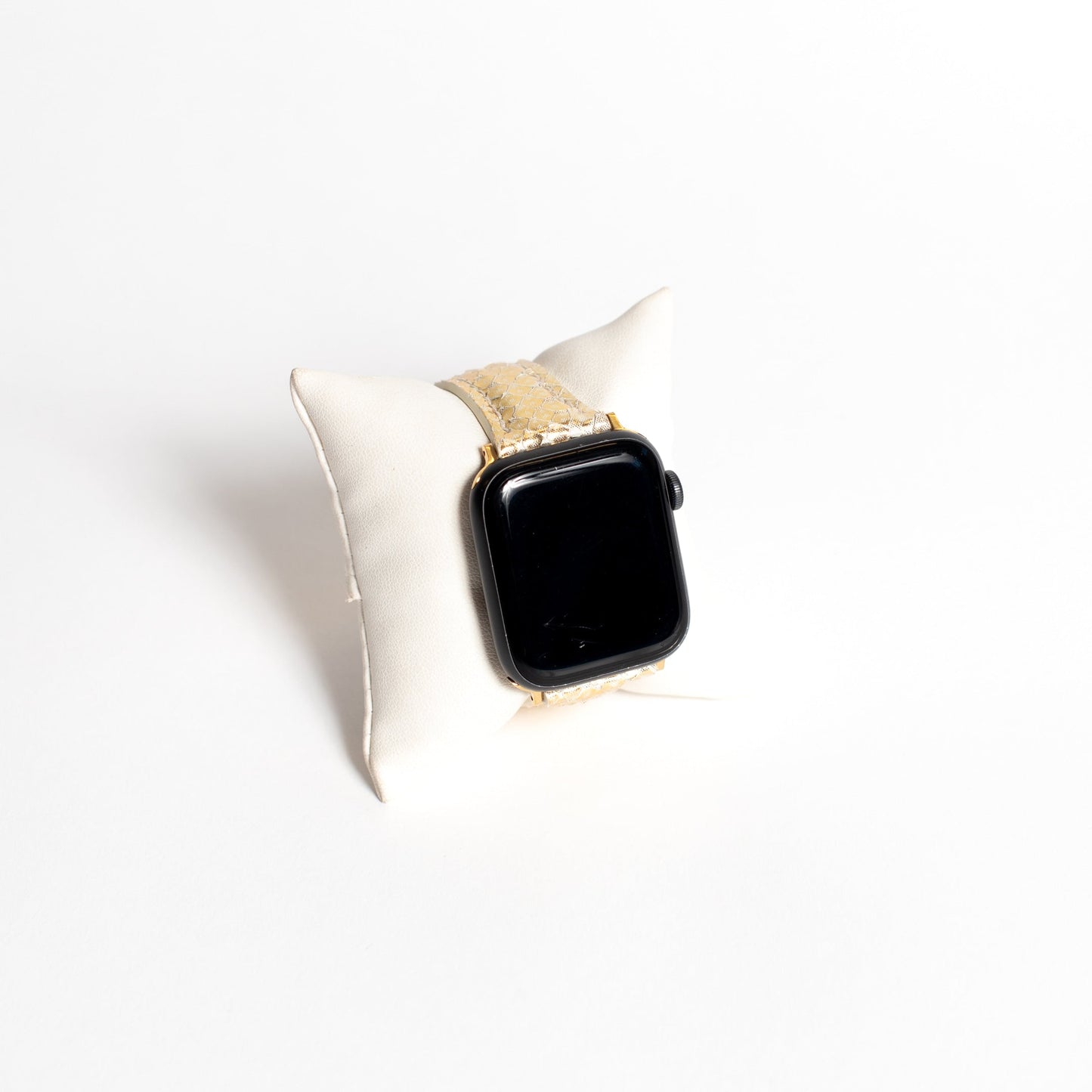 Apple Watch Band, Metallic Gold Python