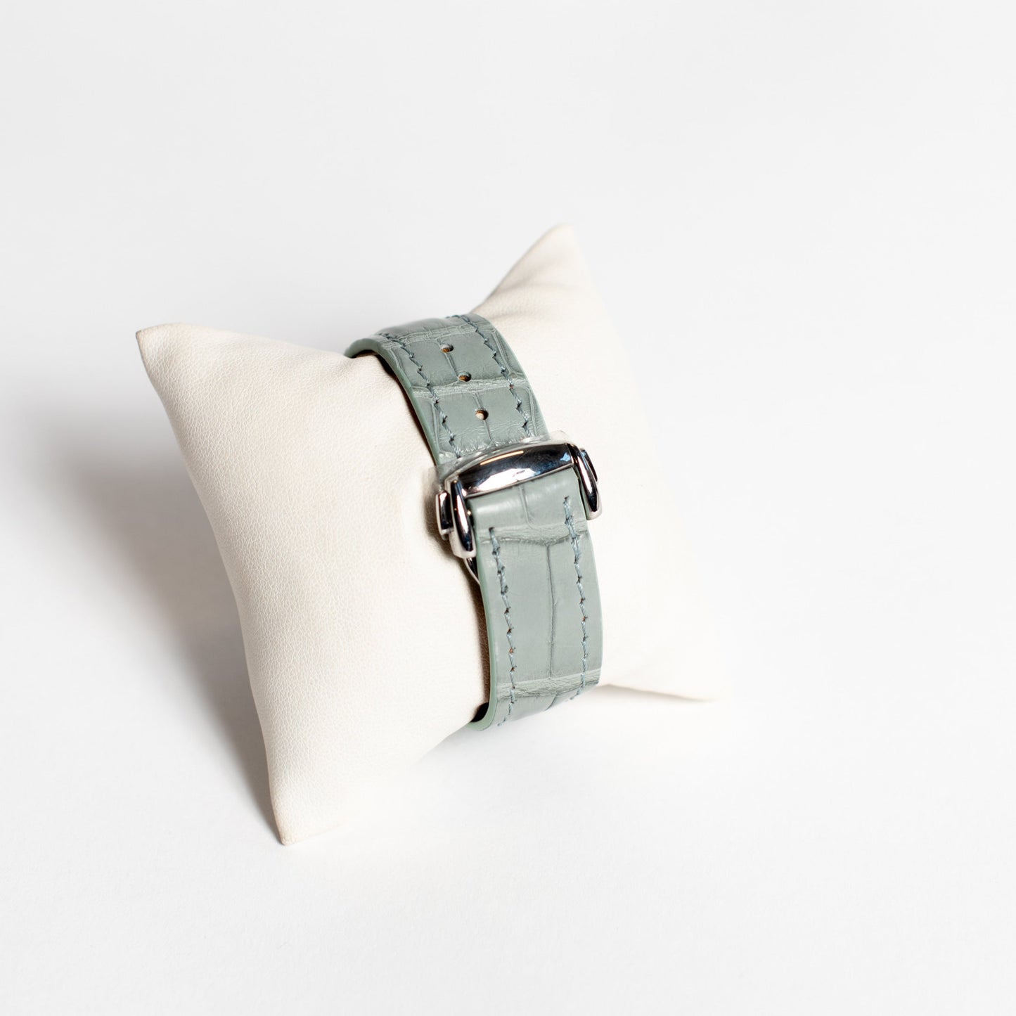 Apple Watch Band, Sky Powder Matte Alligator