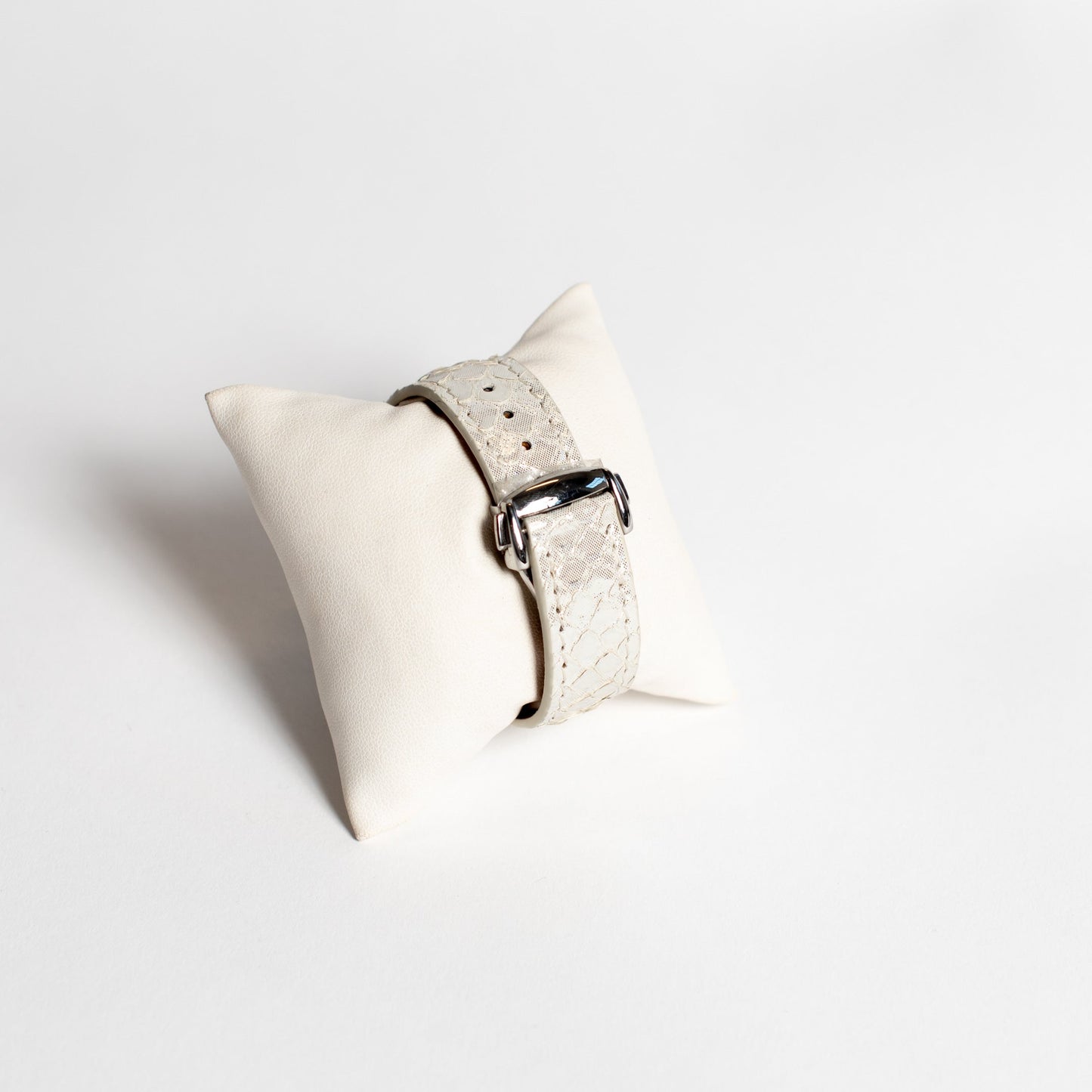 Apple Watch Band, NEW Silver Metallic Python