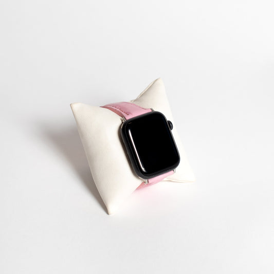 Apple Watch Band, Light Pink Matte Alligator