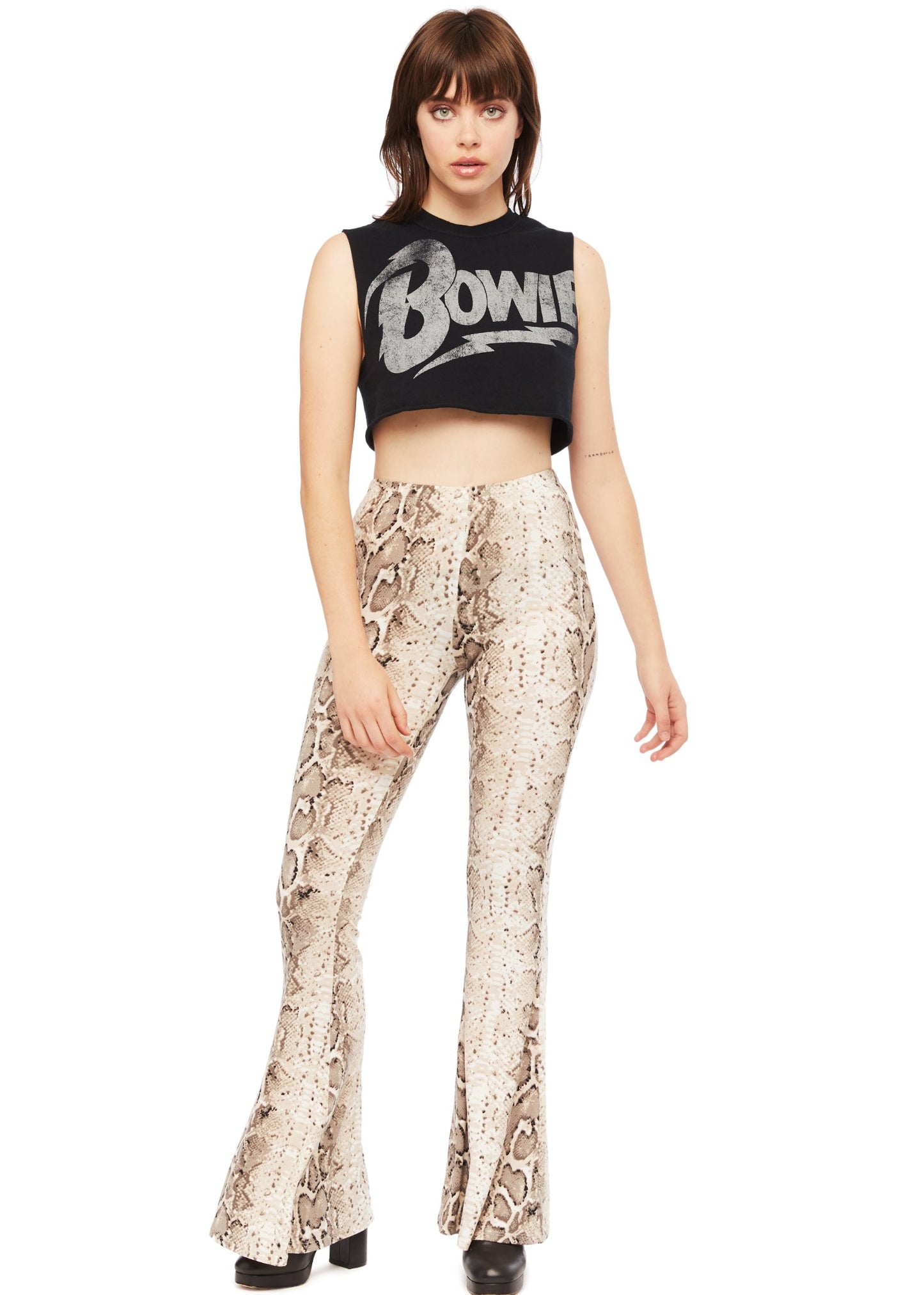 David Bowie Cropped Tee by Goodie Two Sleeves - Concordia Style Boutique