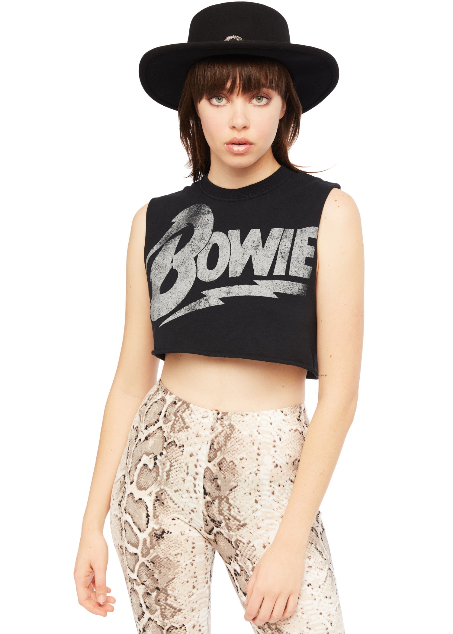 David Bowie Cropped Tee by Goodie Two Sleeves - Concordia Style Boutique