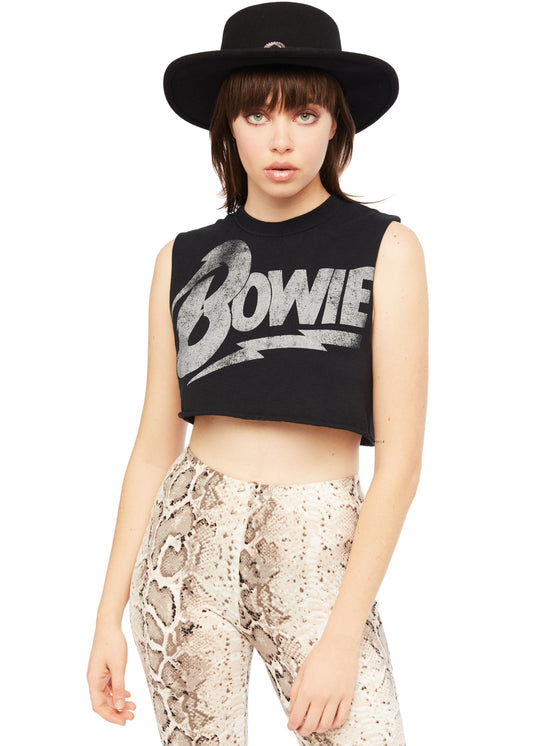 David Bowie Cropped Tee by Goodie Two Sleeves - Concordia Style Boutique