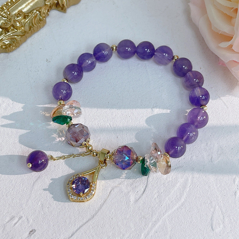 HEALING AMETHYST BRACELET (ADJUSTABLE) - Concordia Style Boutique