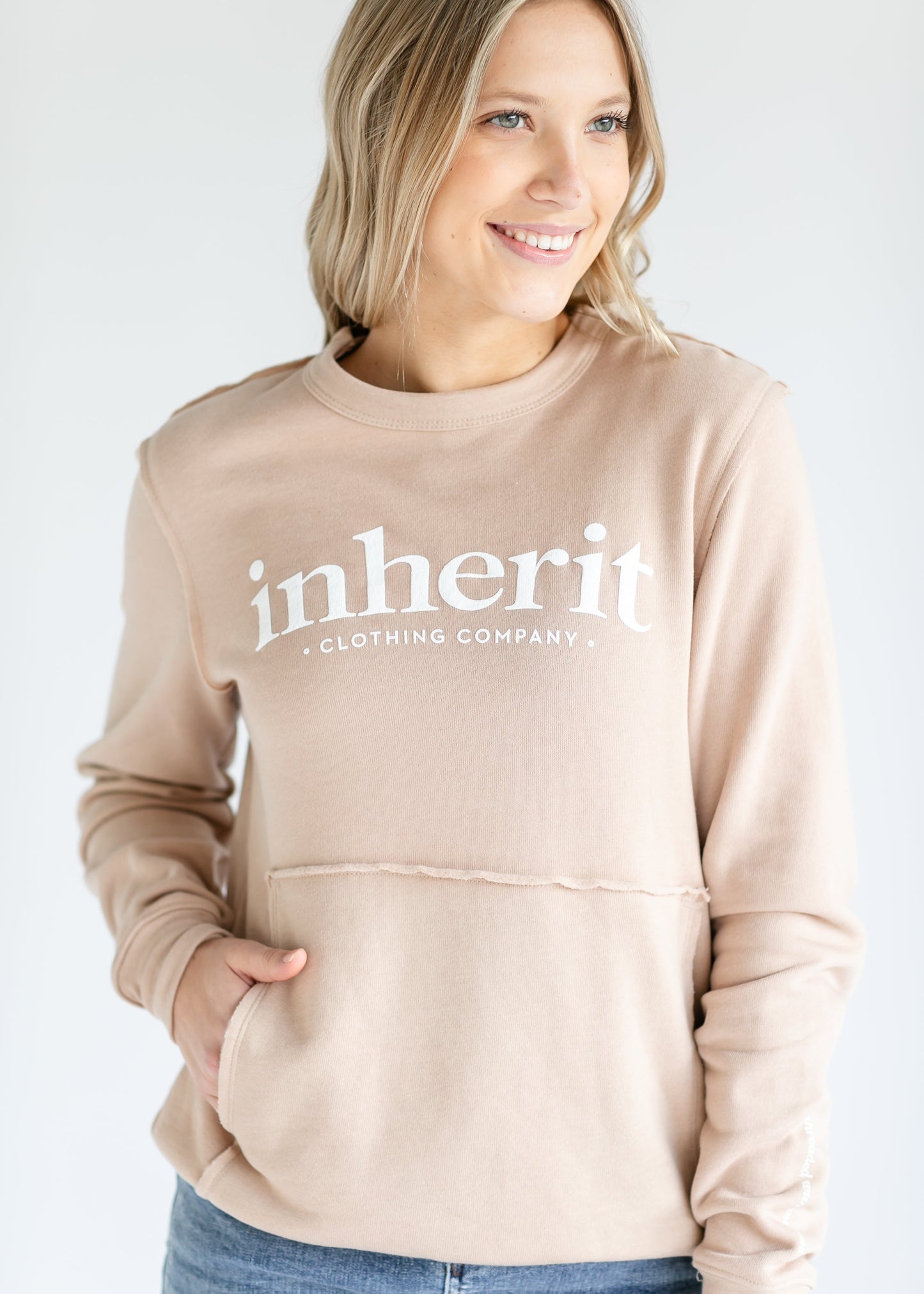 Inherit Raw Edge Crewneck Sweatshirt - Concordia Style Boutique