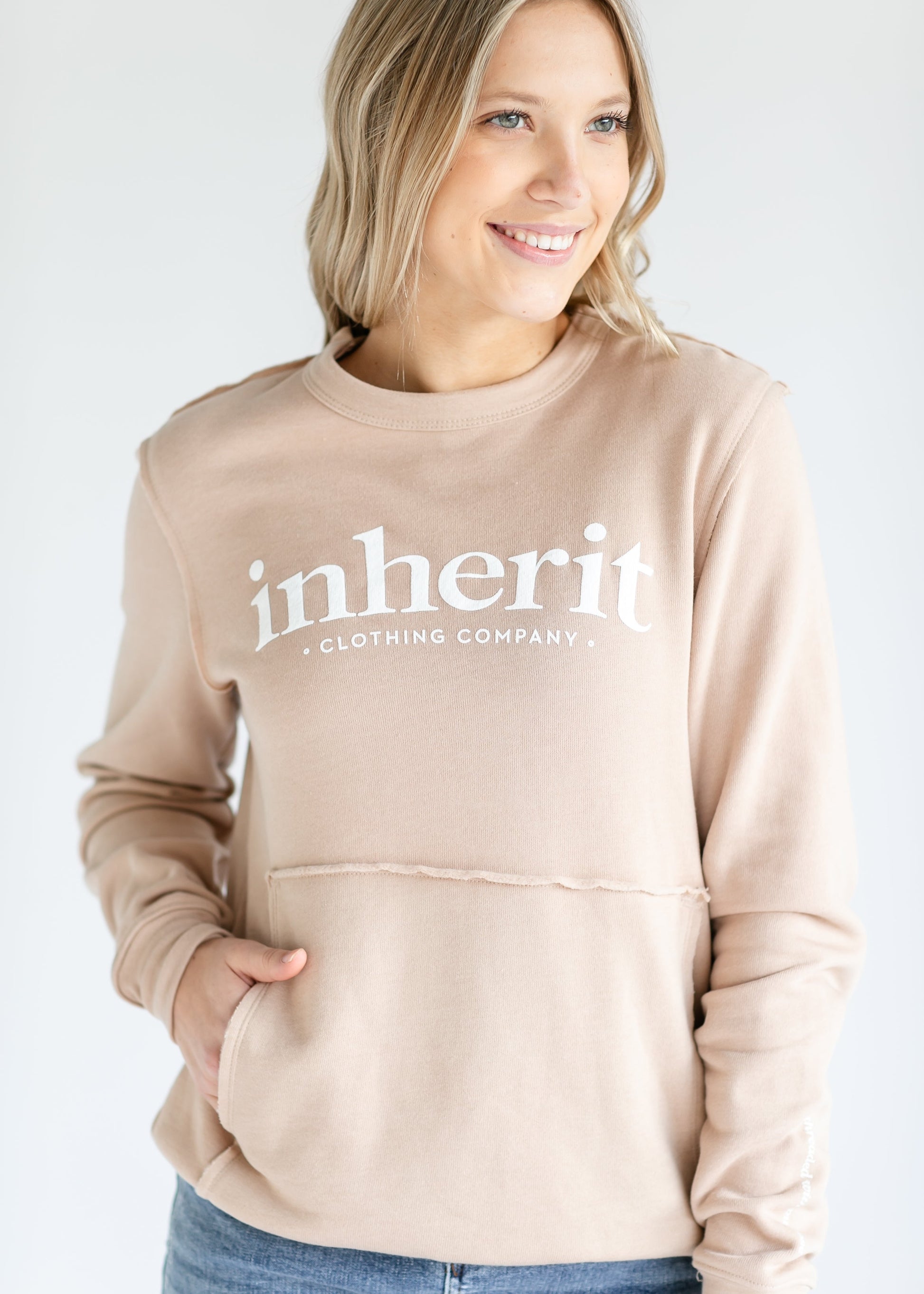 Inherit Raw Edge Crewneck Sweatshirt - Concordia Style Boutique