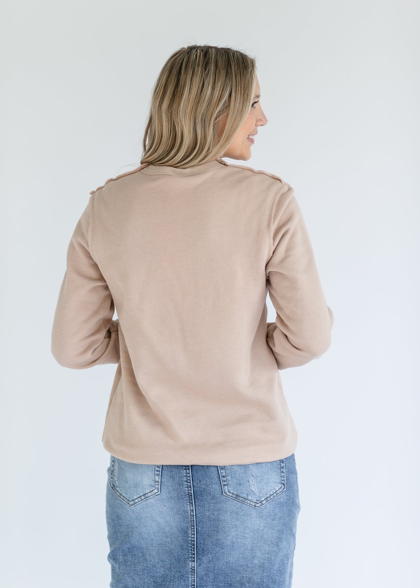 Inherit Raw Edge Crewneck Sweatshirt - Concordia Style Boutique