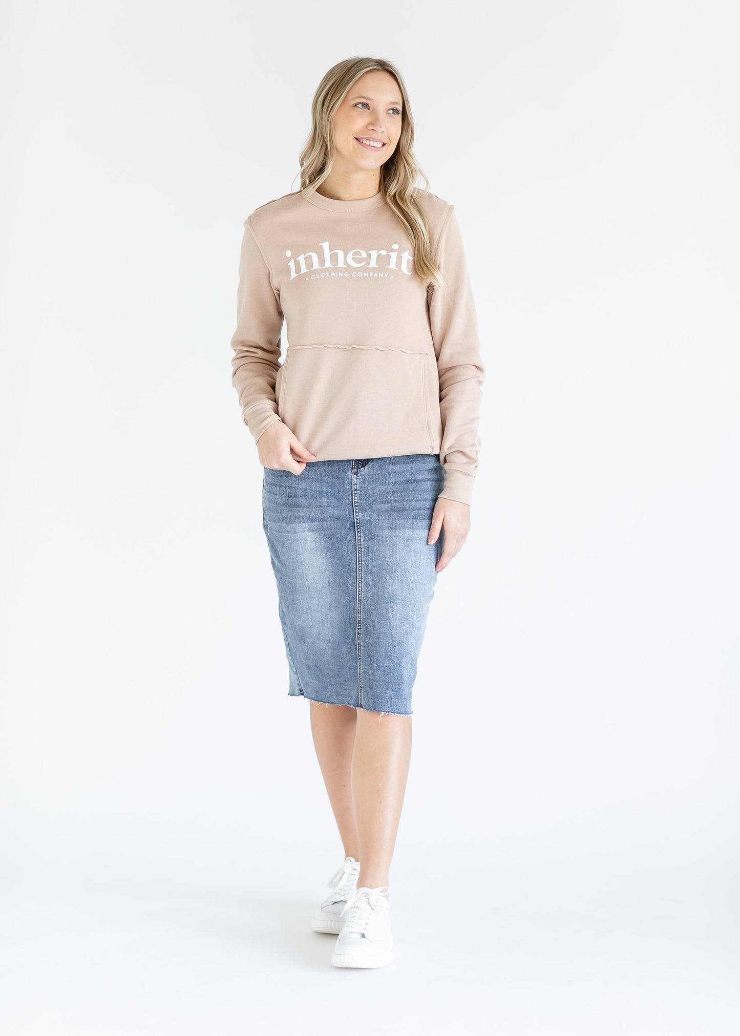 Inherit Raw Edge Crewneck Sweatshirt - Concordia Style Boutique