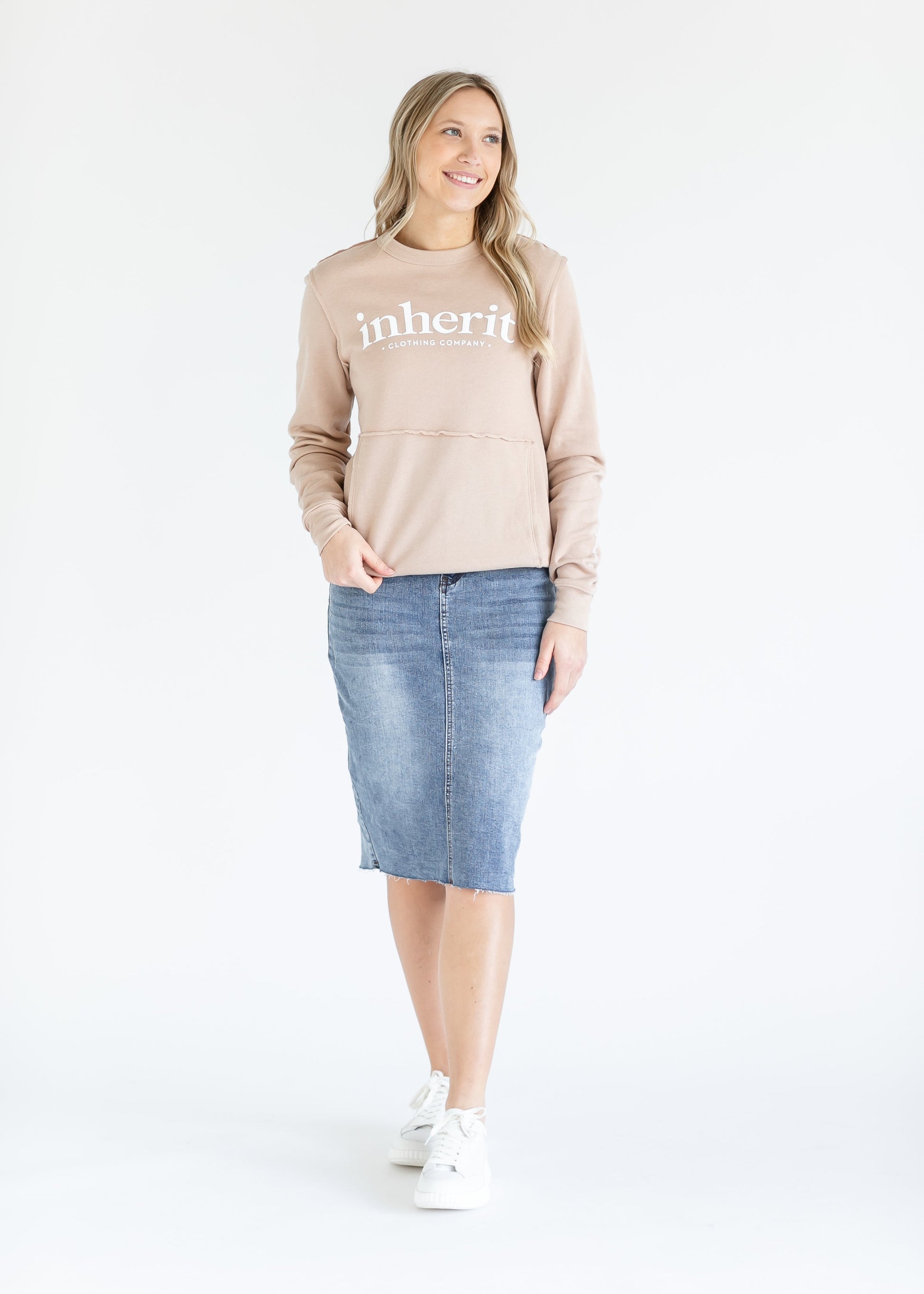 Inherit Raw Edge Crewneck Sweatshirt - Concordia Style Boutique