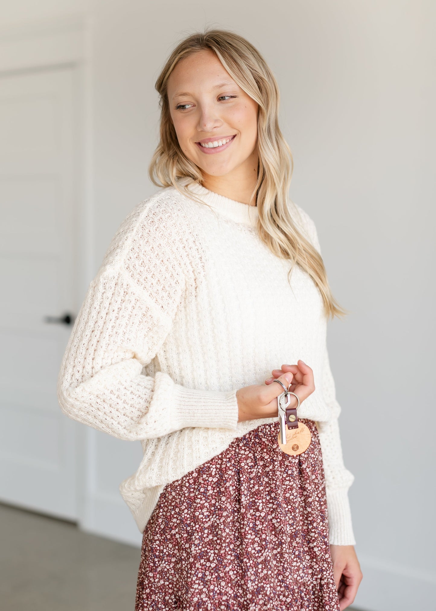 Inherit Rejoice Wood Keychain - Concordia Style Boutique