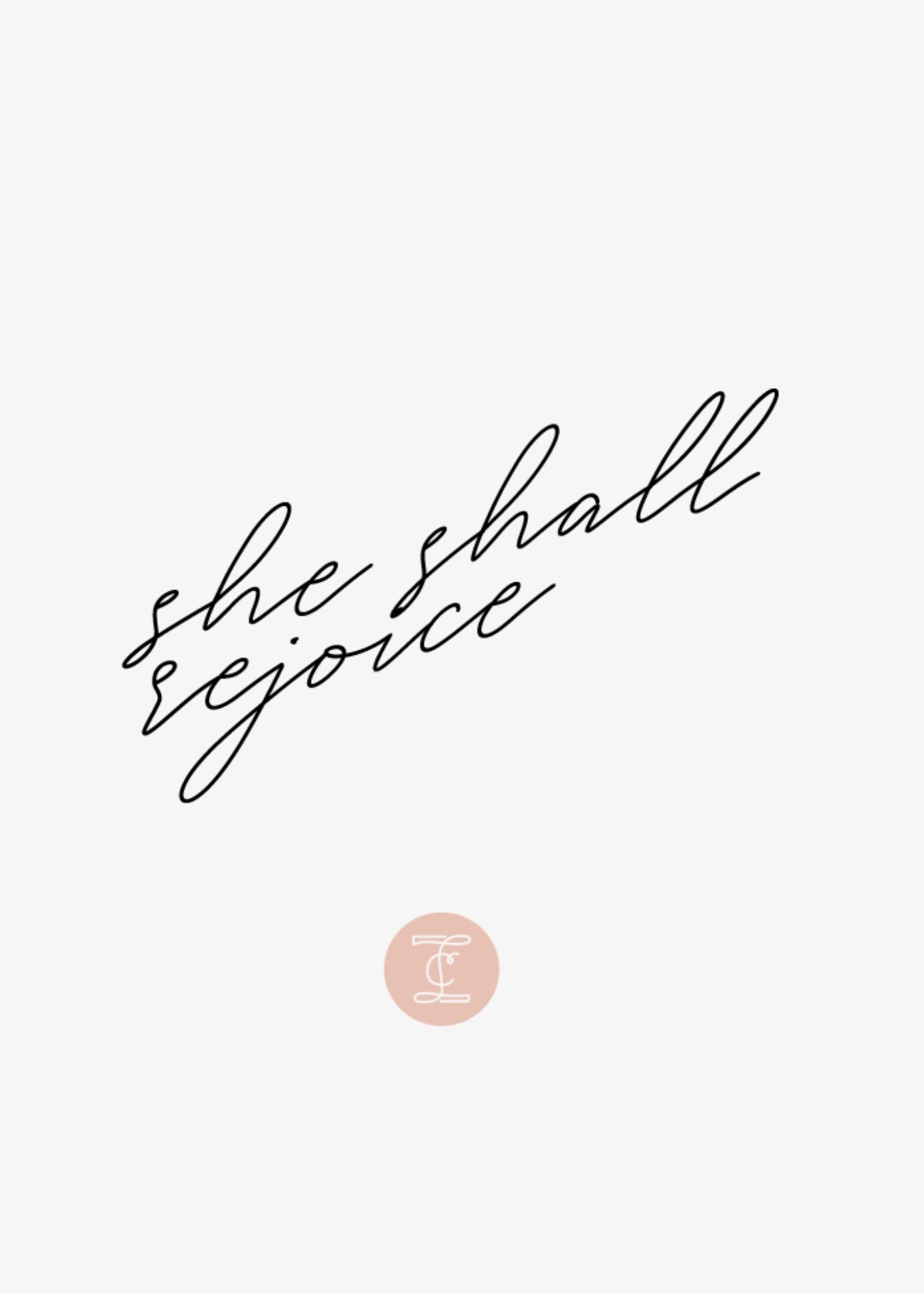 Inherit Rejoice Wood Keychain - Concordia Style Boutique