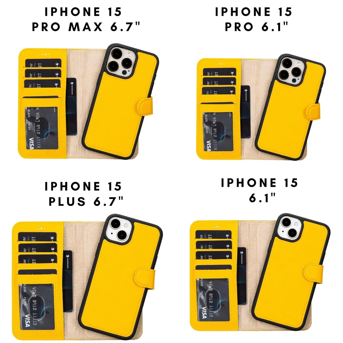 Casper Leather iPhone 15 Series Wallet Case - Concordia Style Boutique
