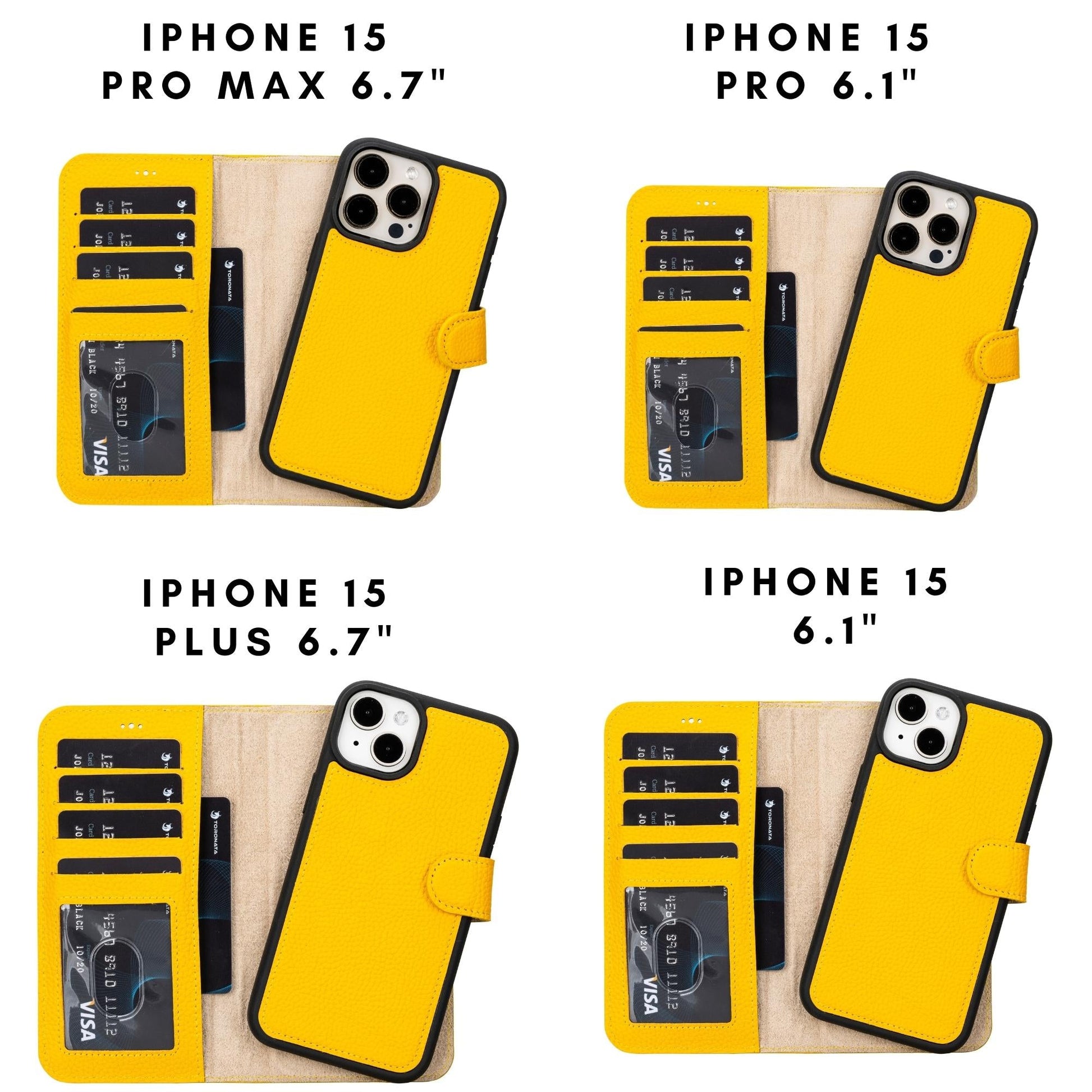 Casper Leather iPhone 15 Series Wallet Case - Concordia Style Boutique